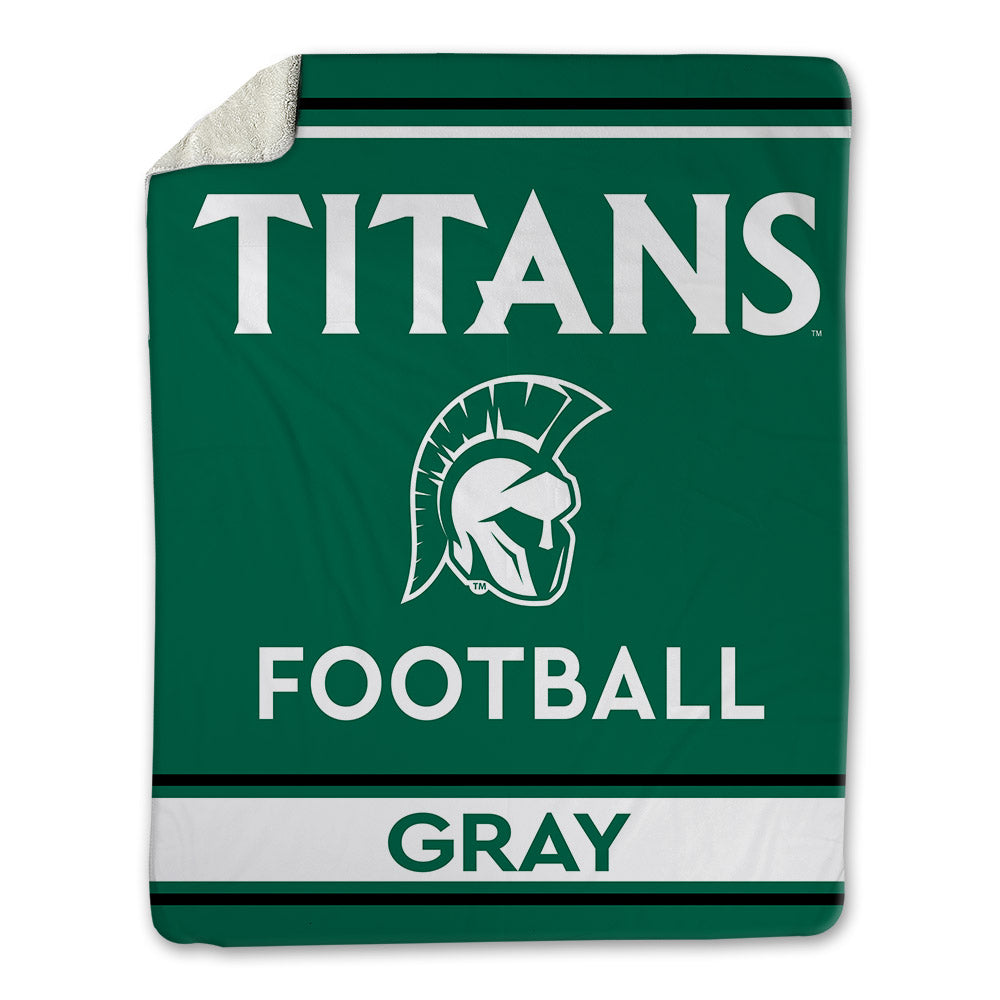 Illinois Wesleyan - NCAA Football : Malik Gray - Blanket-0