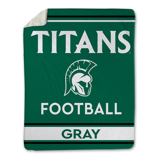 Illinois Wesleyan - NCAA Football : Malik Gray - Blanket-0