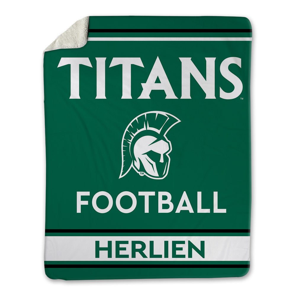 Illinois Wesleyan - NCAA Football : Thomas Herlien - Blanket-0