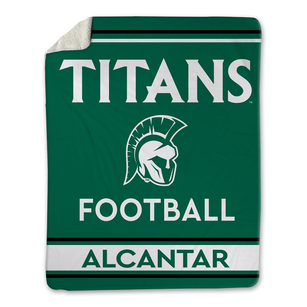 Illinois Wesleyan - NCAA Football : Jacob Alcantar - Blanket-0