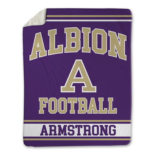 Albion - NCAA Football : Dorian Armstrong - Blanket-0