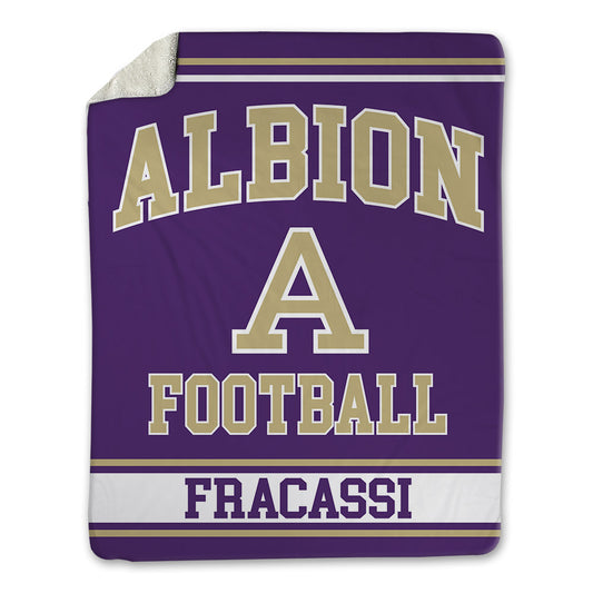 Albion - NCAA Football : Braden Fracassi - Blanket-0