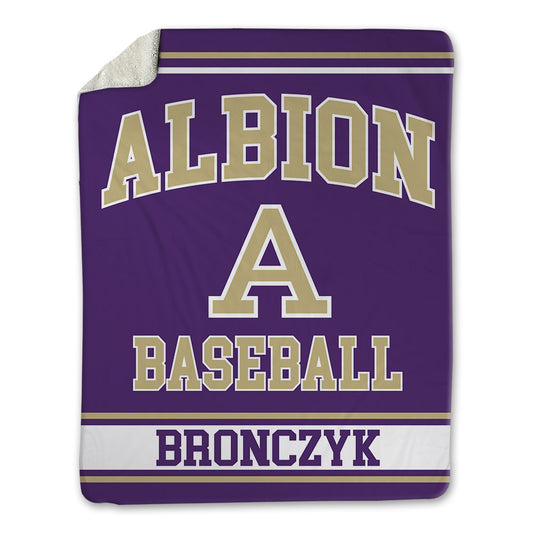 Albion - NCAA Baseball : Tyler Bronczyk - Blanket-0
