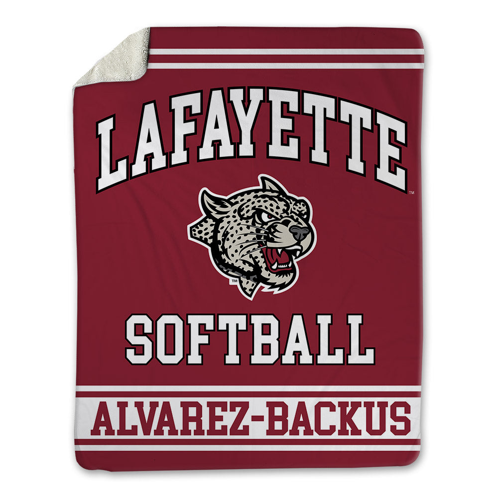 Lafayette College - NCAA Softball : Sophia Alvarez-Backus - Blanket-0
