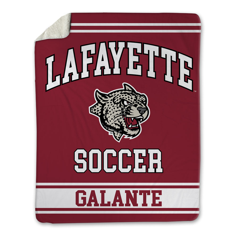 Lafayette College - NCAA Women's Soccer : Mary Claire Galante - Blanket-0