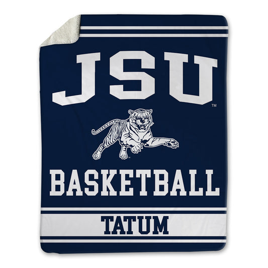 Jackson State - NCAA Men's Basketball : Jalen Tatum - Blanket-0