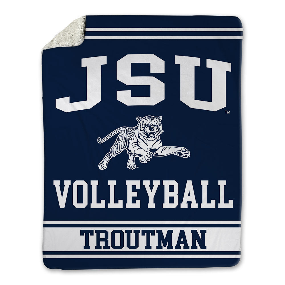 Jackson State - NCAA Women's Volleyball : Kayla Troutman - Blanket-0