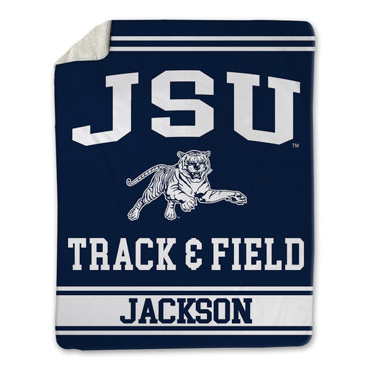 Jackson State - NCAA Men's Track & Field : BerNarjay Jackson - Blanket-0