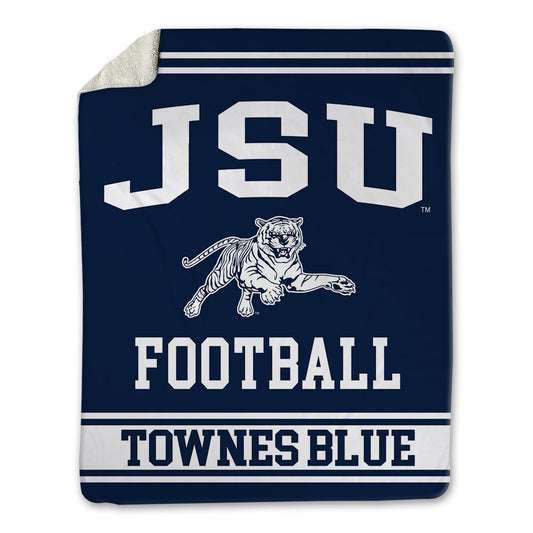 Jackson State - NCAA Football : DAndre Townes Blue - Blanket-0