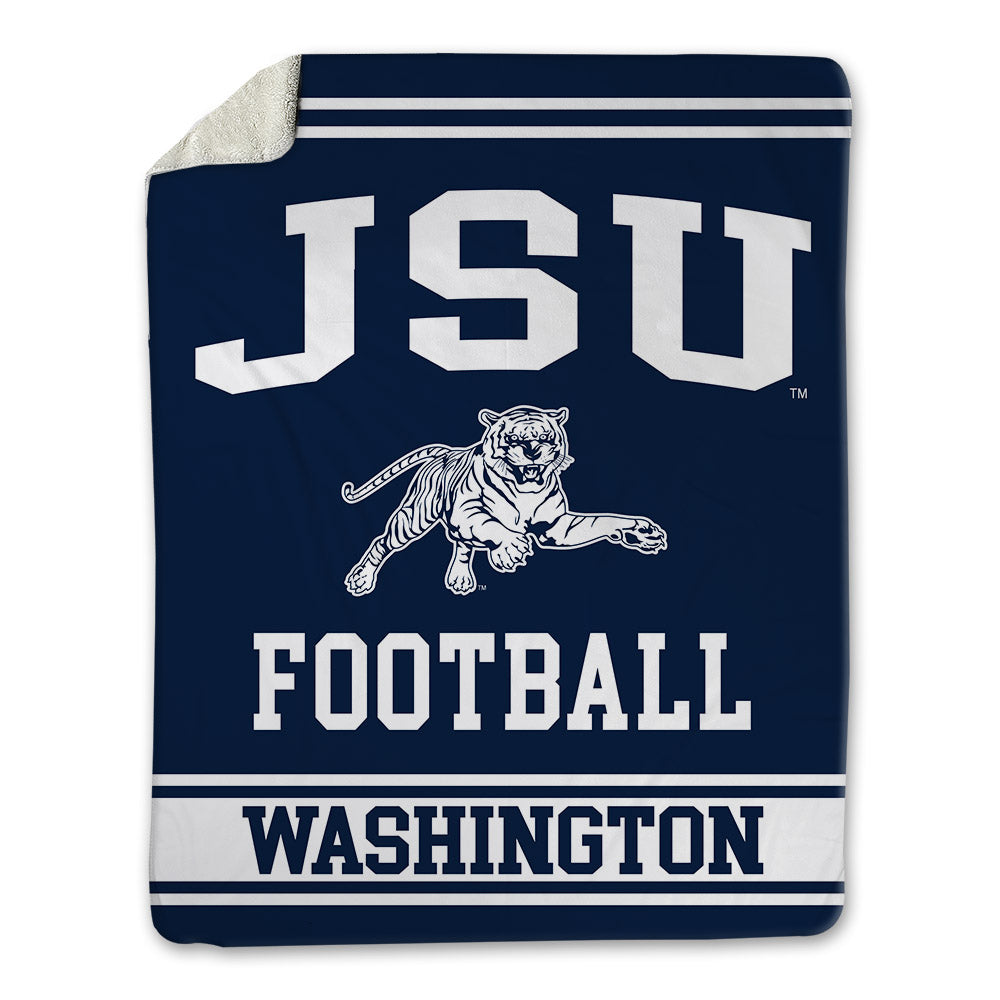 Jackson State - NCAA Football : B.J. Washington - Blanket-0