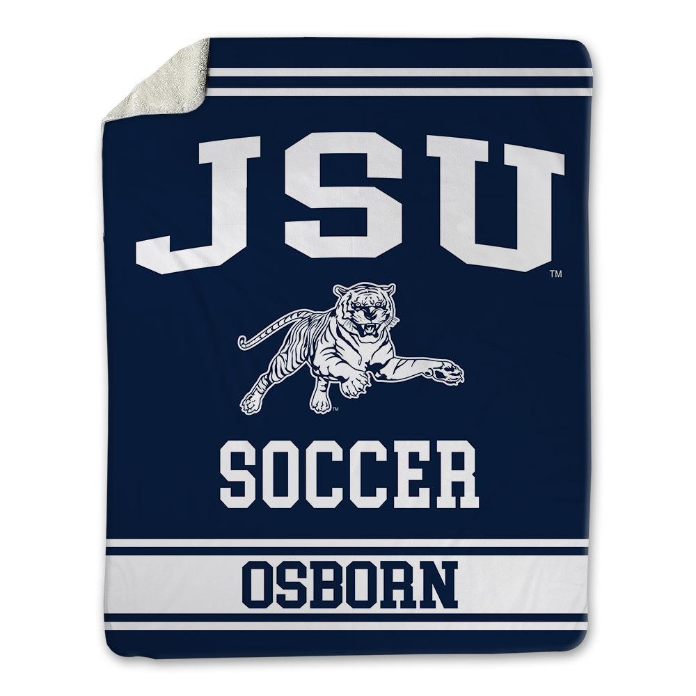 Jackson State - NCAA Women's Soccer : Taylor Osborn - Blanket-0
