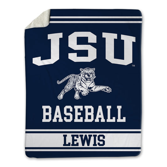 Jackson State - NCAA Baseball : CJ Lewis - Blanket-0