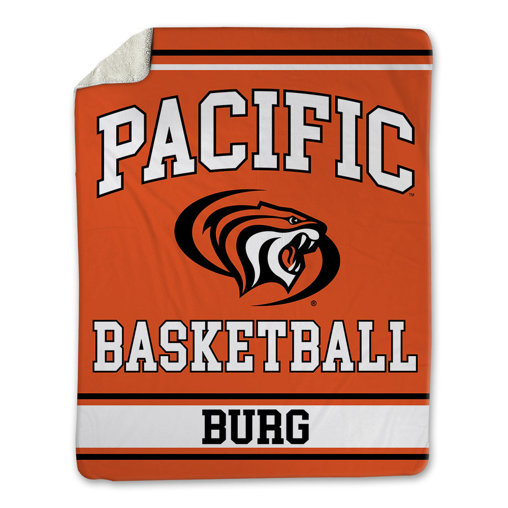 Pacific - NCAA Women's Basketball : Hannah Burg - Blanket-0