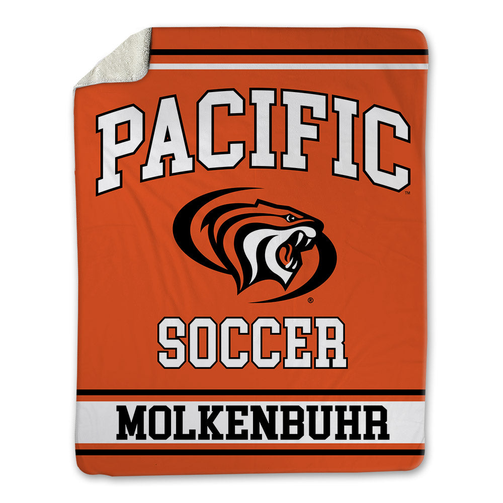Pacific - NCAA Women's Soccer : Madeline Molkenbuhr - Blanket-0