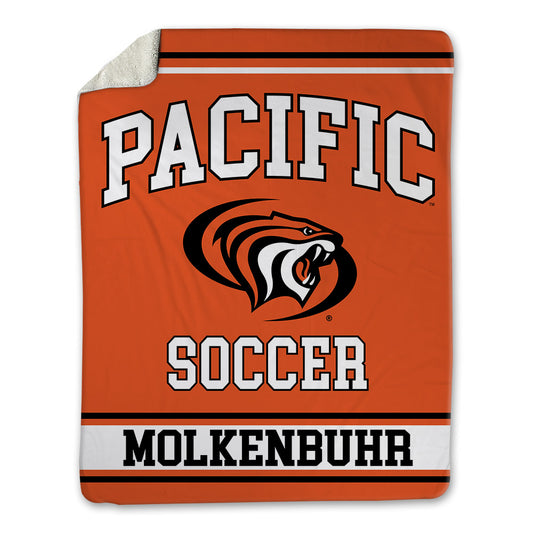 Pacific - NCAA Women's Soccer : Madeline Molkenbuhr - Blanket-0