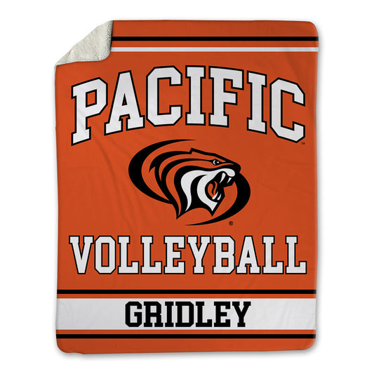 Pacific - NCAA Women's Volleyball : Ella Gridley - Blanket-0
