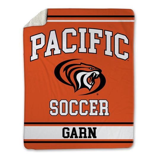 Pacific - NCAA Women's Soccer : Whitney Garn - Blanket-0