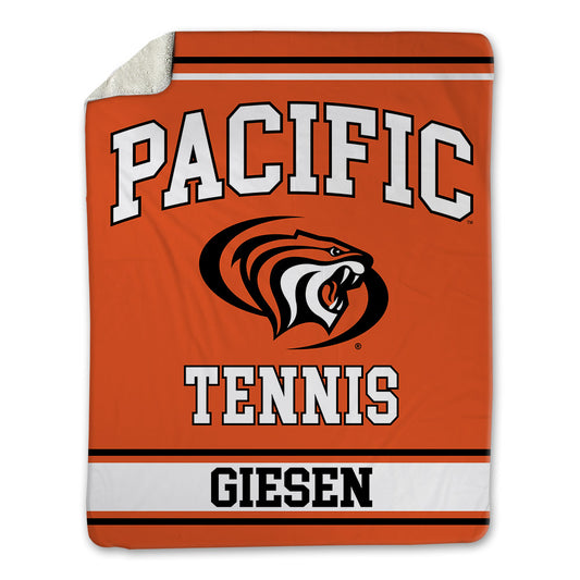 Pacific - NCAA Men's Tennis : Jonty Giesen - Blanket-0