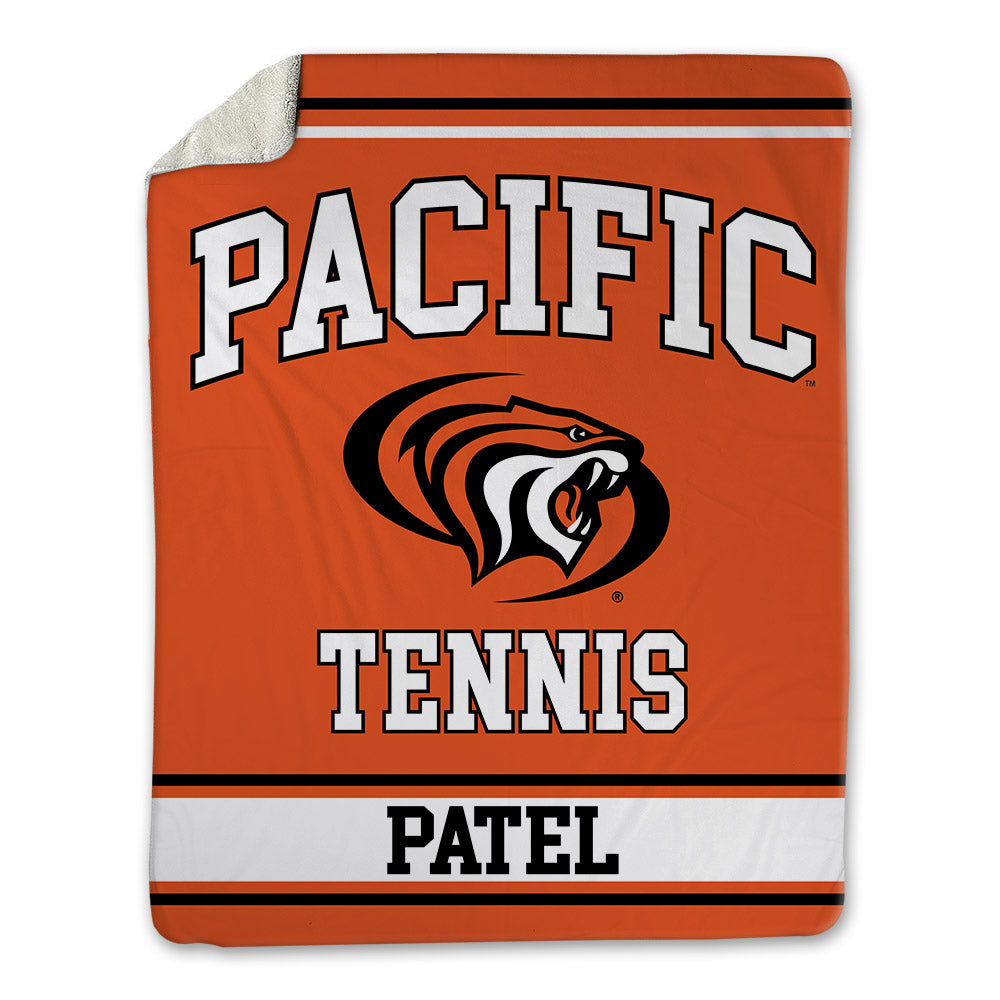 Pacific - NCAA Men's Tennis : Vraj Patel - Blanket-0