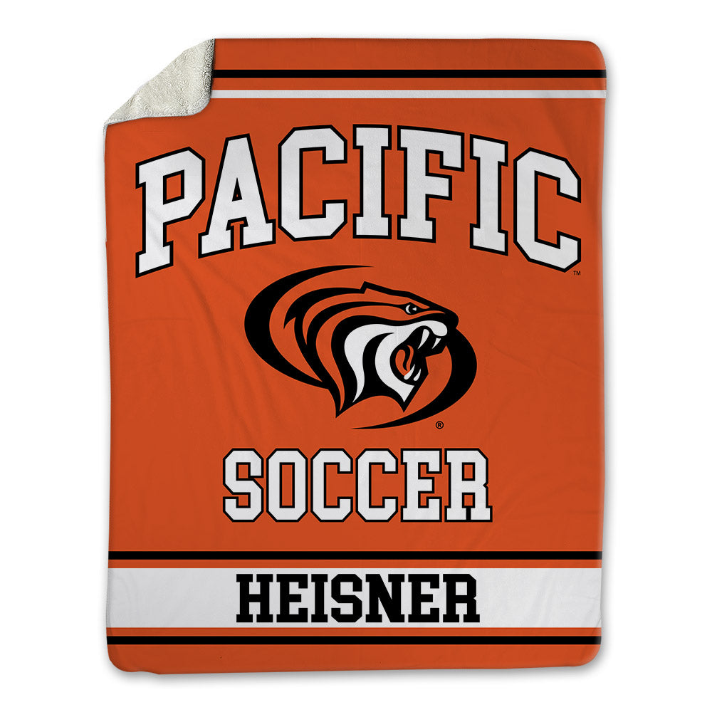 Pacific - NCAA Men's Soccer : Jacob Heisner - Blanket-0