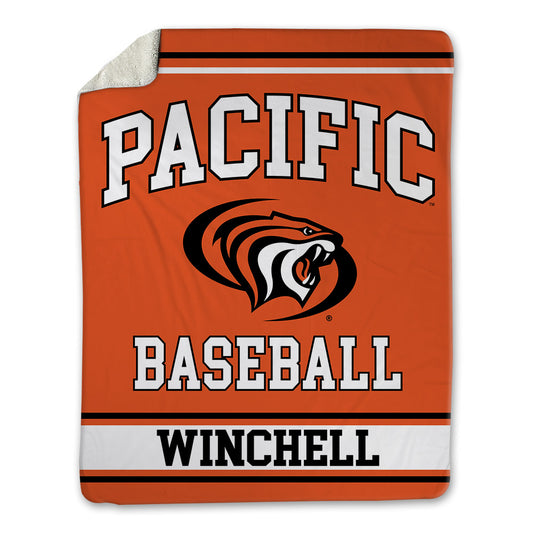 Pacific - NCAA Baseball : Riley Winchell - Blanket-0