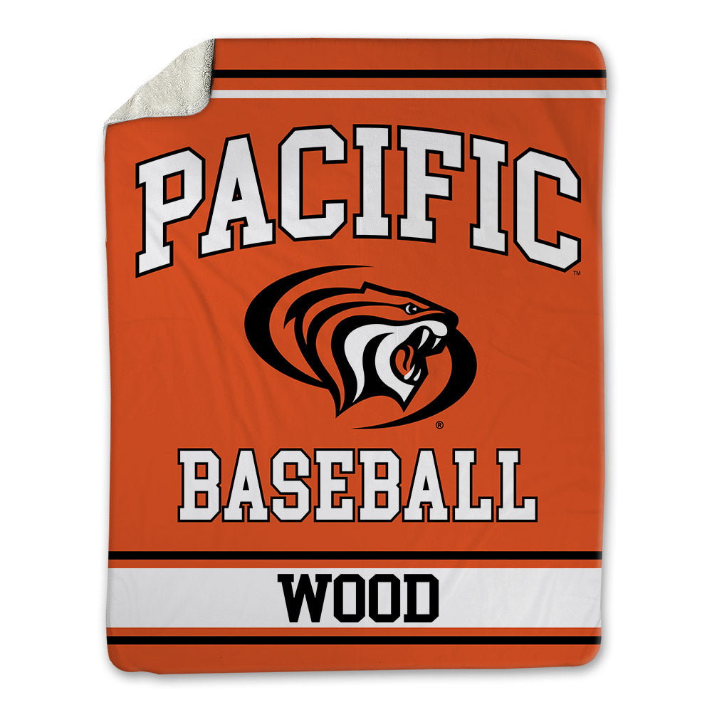 Pacific - NCAA Baseball : Jarryd Wood - Blanket-0