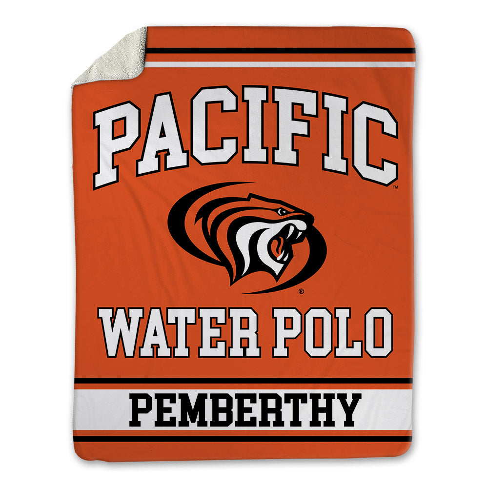 Pacific - NCAA Men's Water Polo : Manuel Pemberthy - Blanket-0