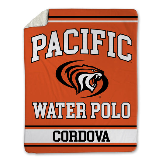 Pacific - NCAA Women's Water Polo : Ariel Cordova - Blanket-0