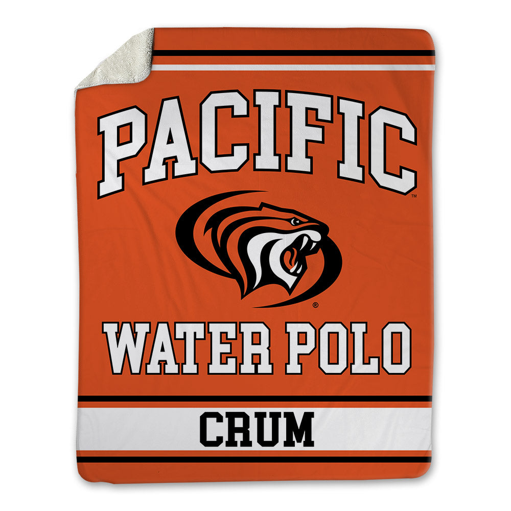 Pacific - NCAA Women's Water Polo : Anna Crum - Blanket-0
