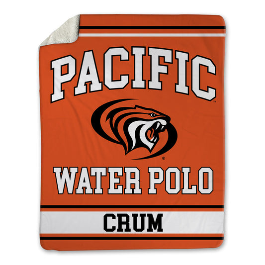 Pacific - NCAA Women's Water Polo : Anna Crum - Blanket-0