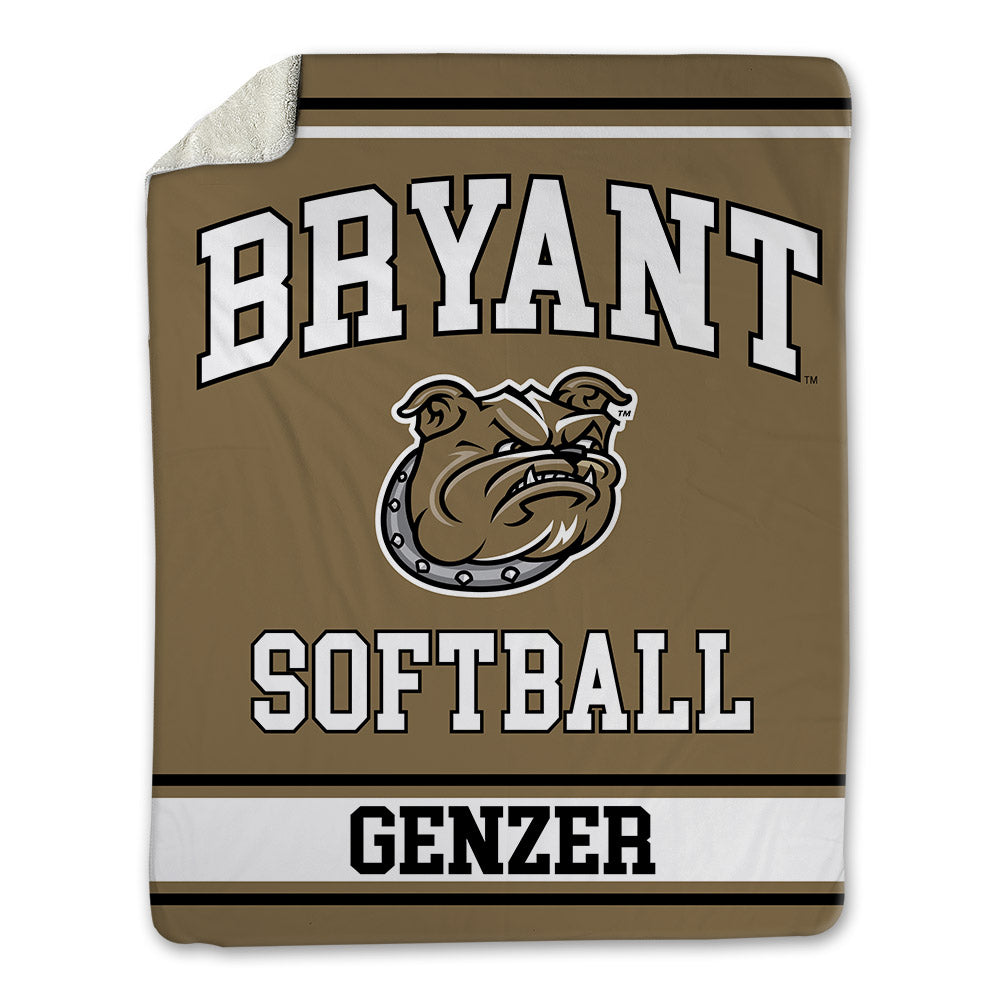 Bryant - NCAA Softball : Carley Genzer - Blanket-0