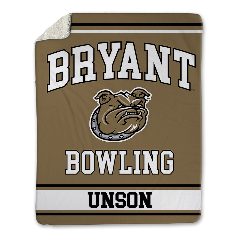 Bryant - NCAA Women's Bowling : Abigail Unson - Blanket-0