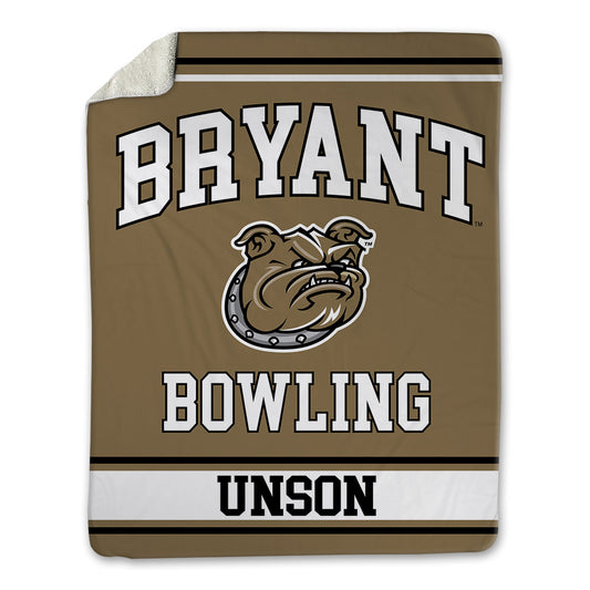 Bryant - NCAA Women's Bowling : Abigail Unson - Blanket-0