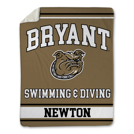 Bryant - NCAA Men's Swimming & Diving : Arthur Newton - Blanket-0