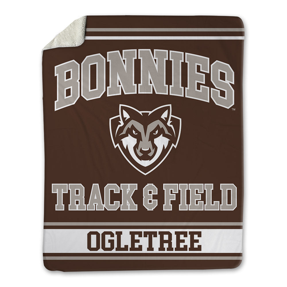 St. Bonaventure - NCAA Men's Track & Field : Cam Ogletree - Blanket-0