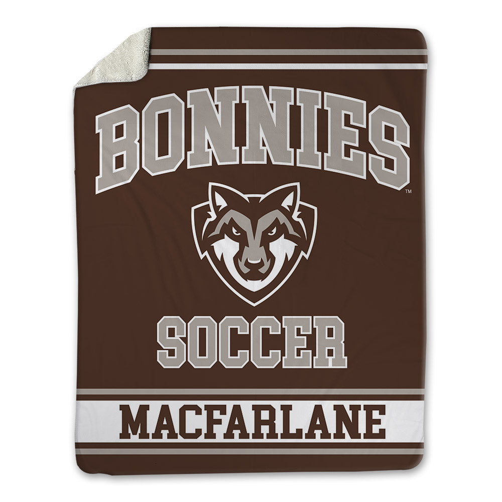 St. Bonaventure - NCAA Men's Soccer : Kyle Macfarlane - Blanket-0