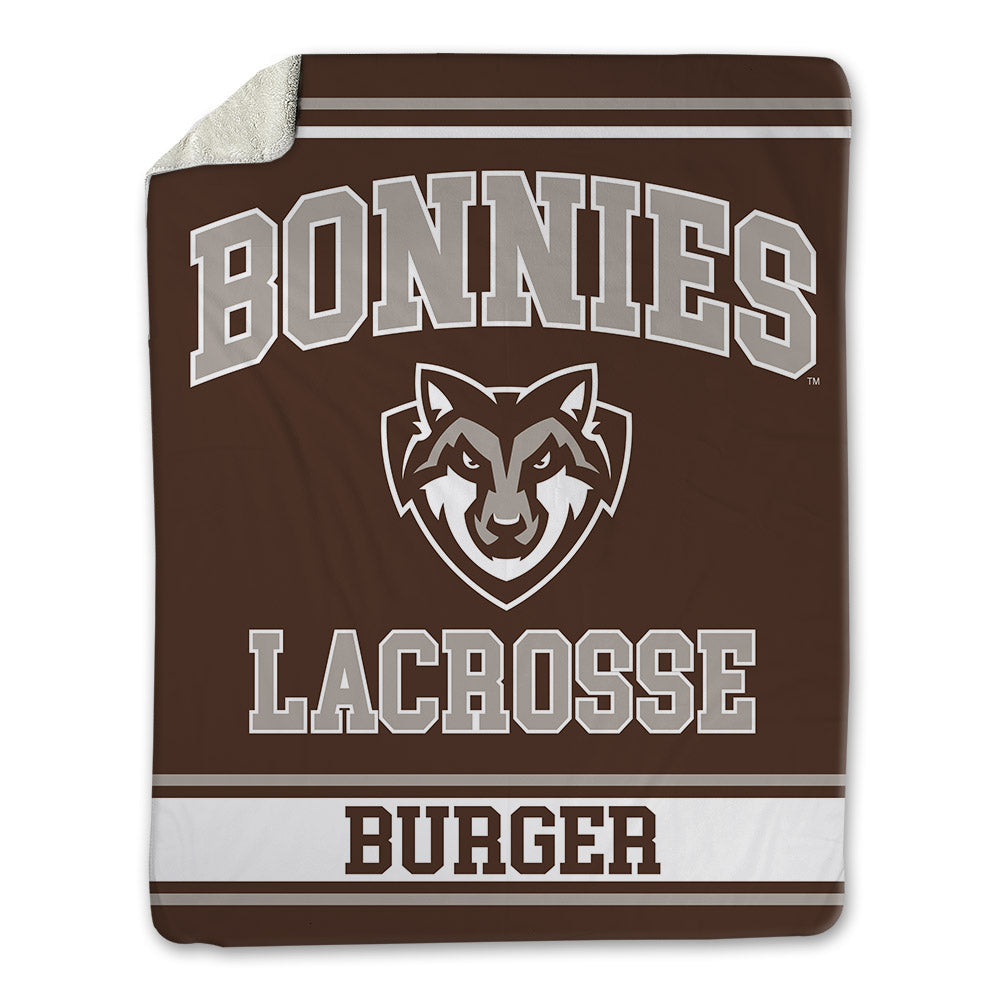 St. Bonaventure - NCAA Men's Lacrosse : Kaeden Burger - Blanket-0