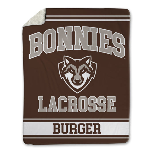 St. Bonaventure - NCAA Men's Lacrosse : Kaeden Burger - Blanket-0