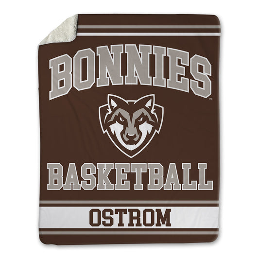 St. Bonaventure - NCAA Men's Basketball : Broek Ostrom - Blanket-0