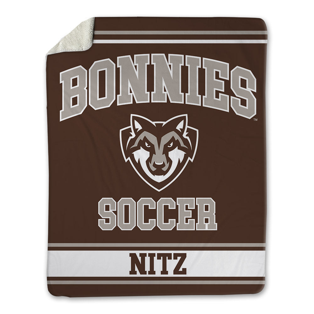 St. Bonaventure - NCAA Men's Soccer : Harrison Nitz - Blanket-0