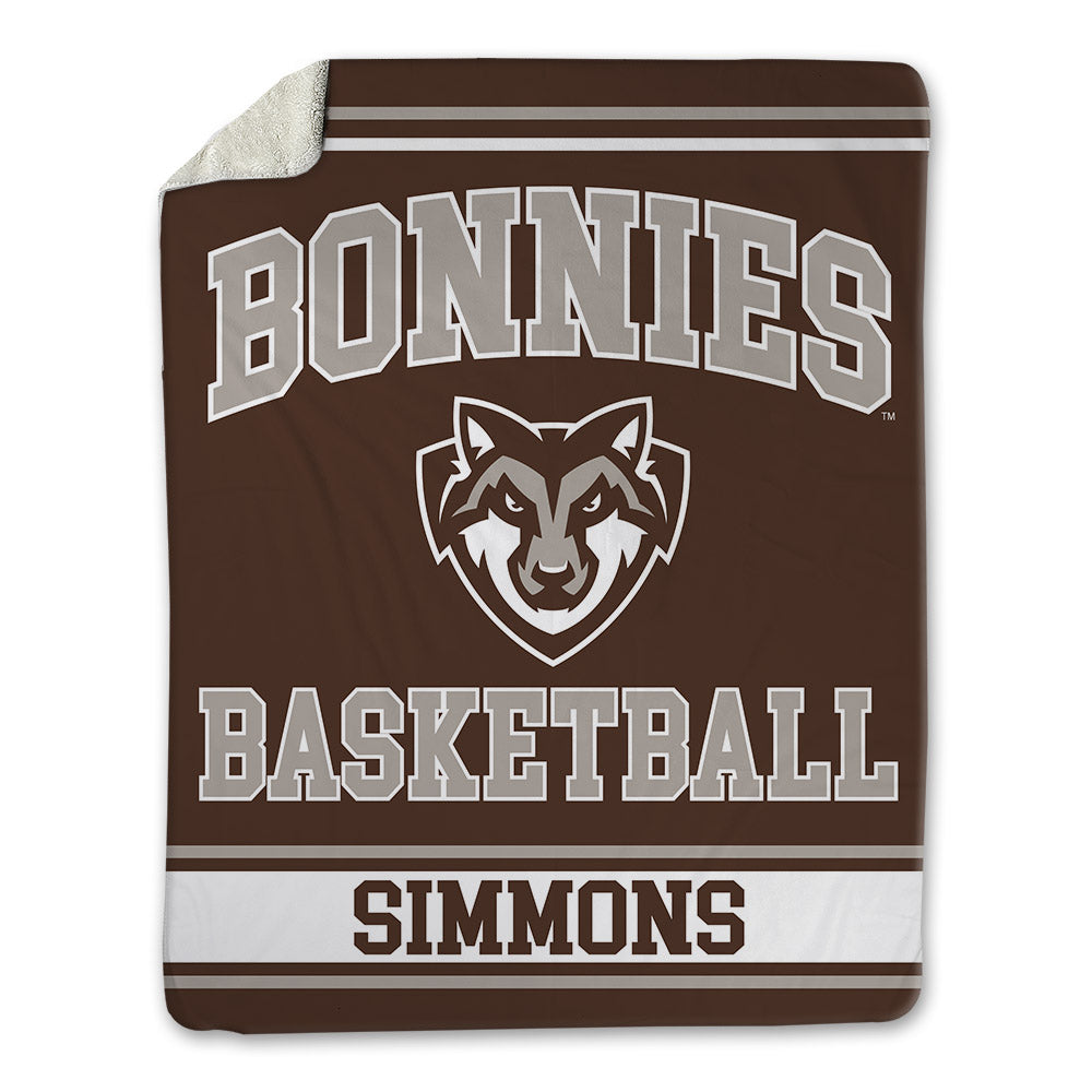St. Bonaventure - NCAA Men's Basketball : Buddy Simmons - Blanket-0