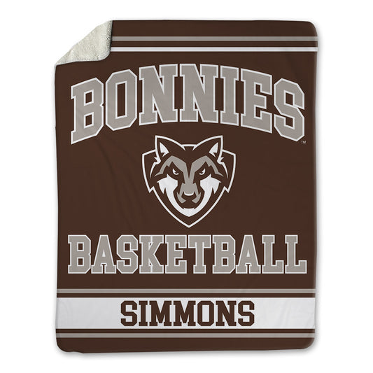 St. Bonaventure - NCAA Men's Basketball : Buddy Simmons - Blanket-0