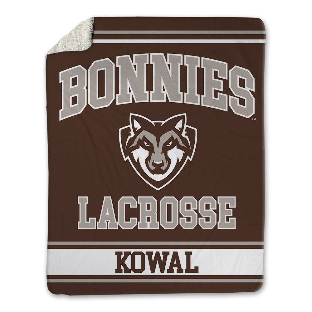 St. Bonaventure - NCAA Men's Lacrosse : Simon Kowal - Blanket-0