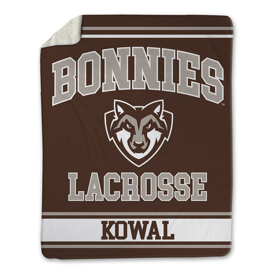 St. Bonaventure - NCAA Men's Lacrosse : Simon Kowal - Blanket-0