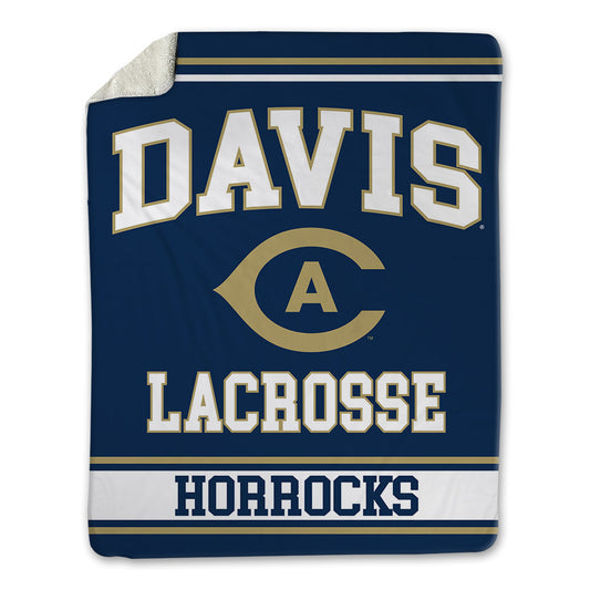 UC Davis - NCAA Women's Lacrosse : Ava Horrocks - Blanket-0