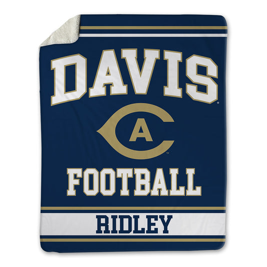 UC Davis - NCAA Football : Hunter Ridley - Blanket-0