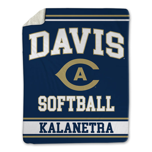 UC Davis - NCAA Softball : Naomi Kalanetra - Blanket-0