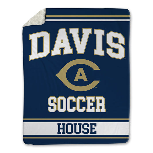 UC Davis - NCAA Men's Soccer : Gavin House - Blanket-0