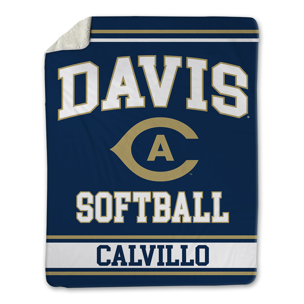 UC Davis - NCAA Softball : Vanessa Calvillo - Blanket-0