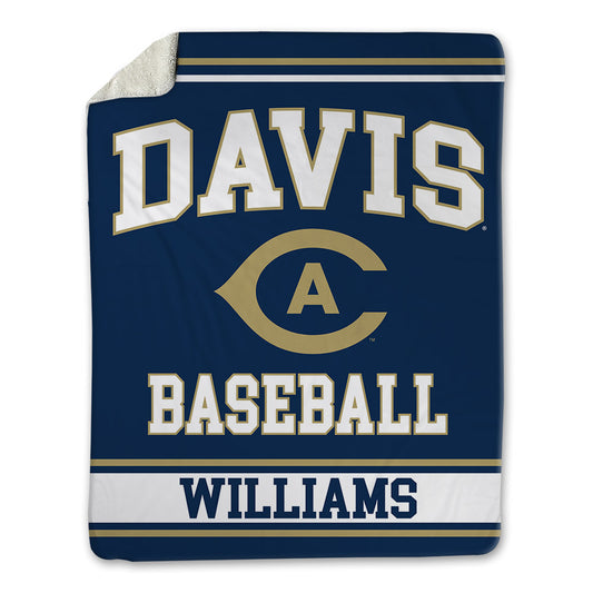 UC Davis - NCAA Baseball : Korey Williams - Blanket-0